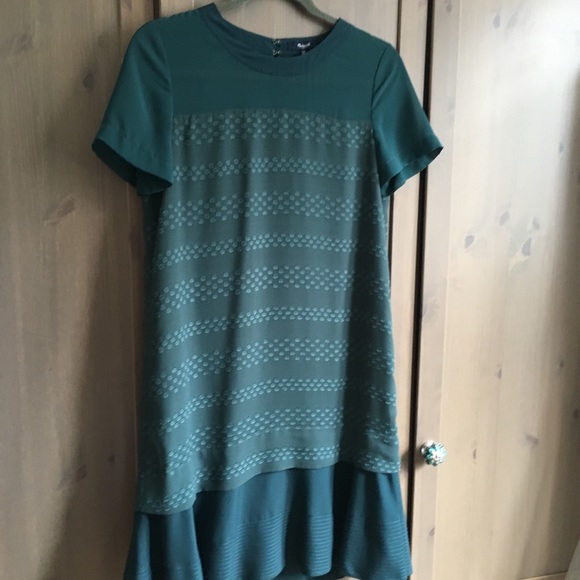 Madewell Green Dot Slowbeat Dress - Picture 6 of 8